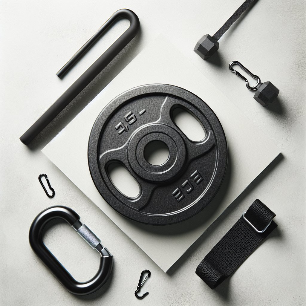 Misaligned weight plates representing common training errors