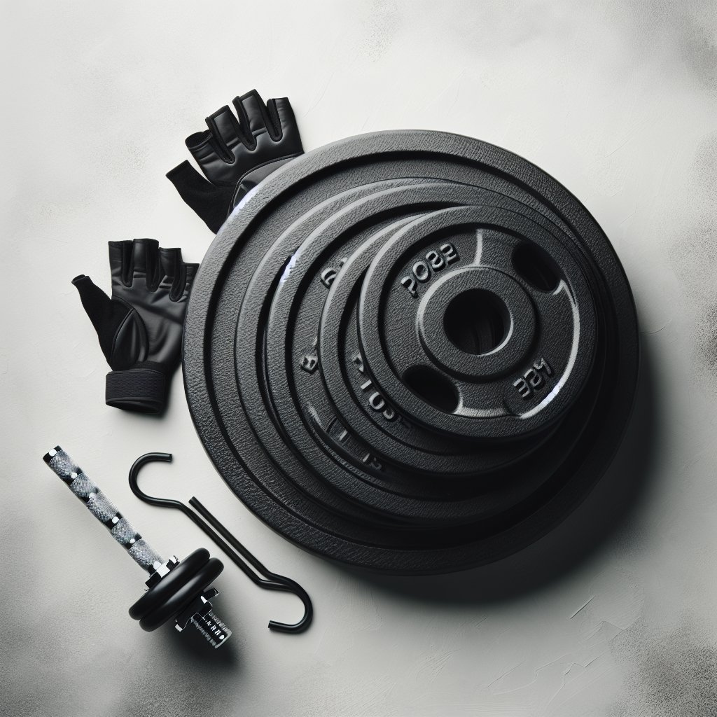 Neatly stacked weight plates representing proper re-racking