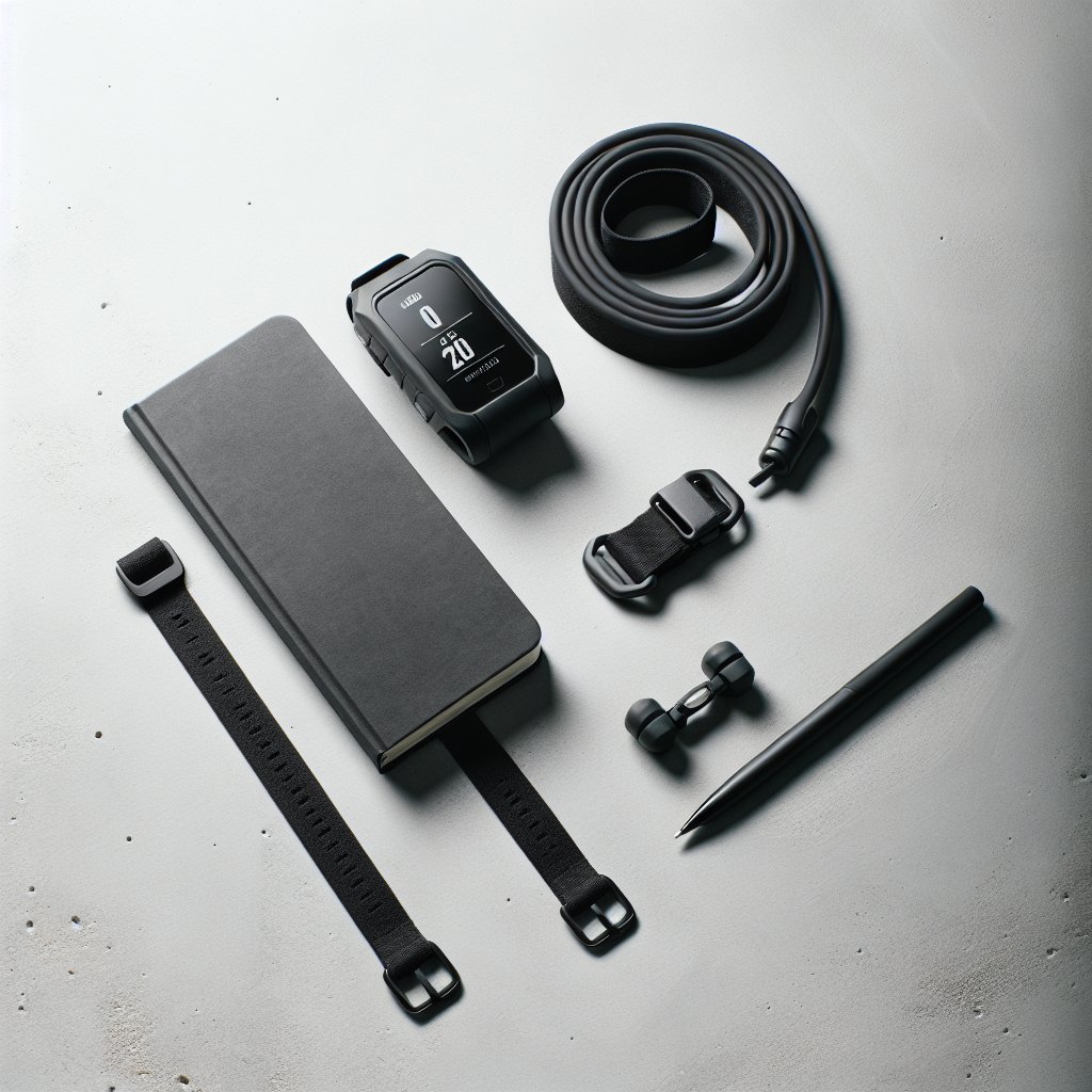 Heart rate monitor strap and training journal